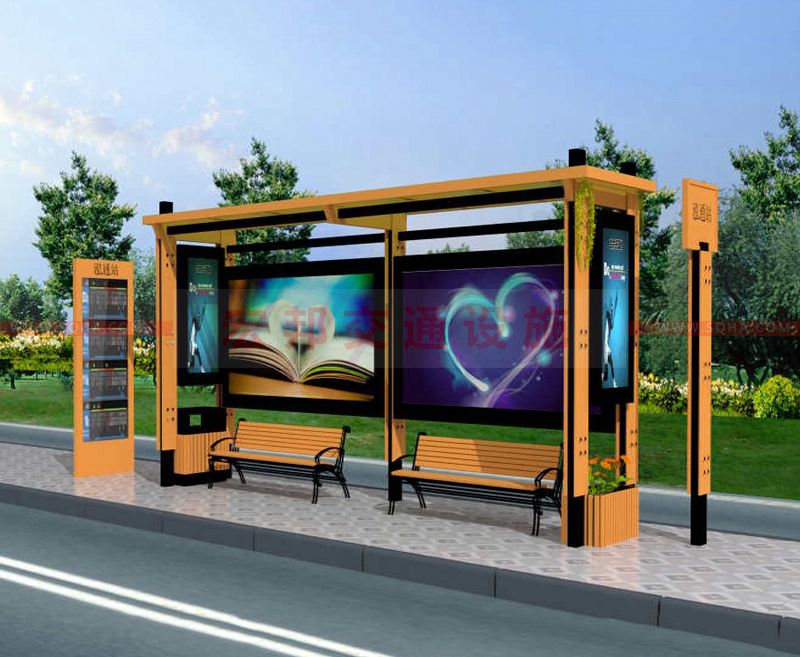 公交候車(chē)亭 公交候車(chē)亭