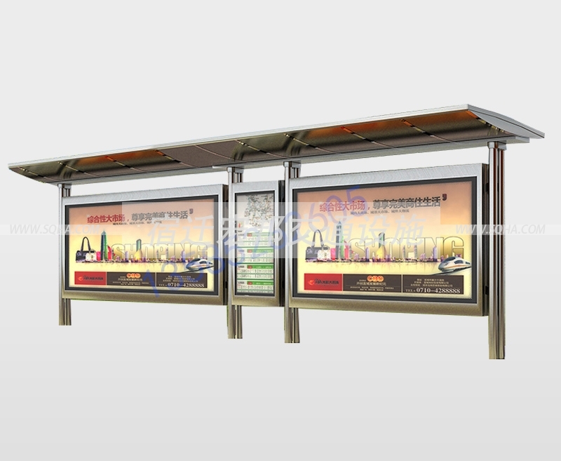 不銹鋼候車亭，地理環(huán)境復(fù)雜區(qū)域的最優(yōu)選擇配圖二