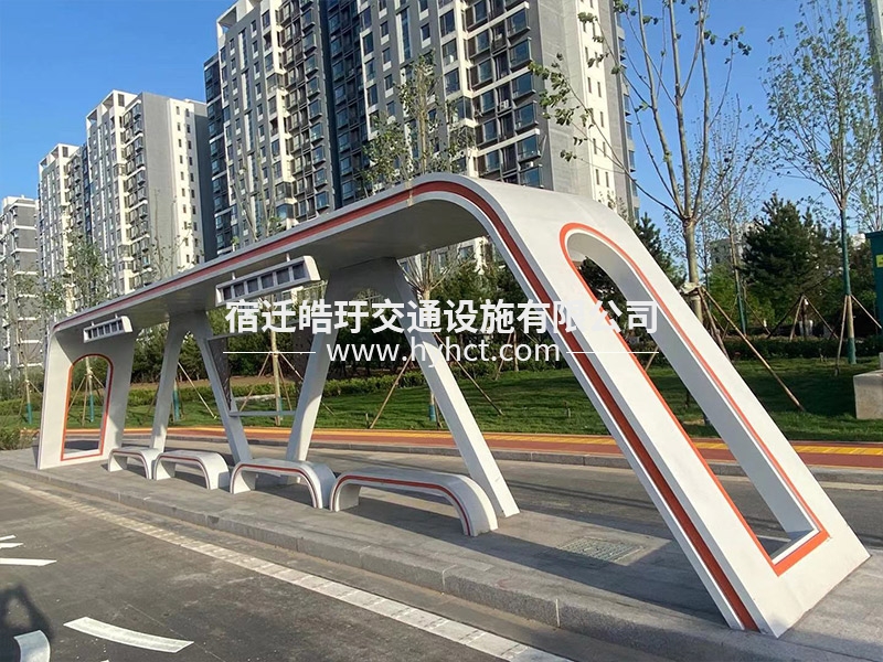 候車亭現(xiàn)場安裝案例
